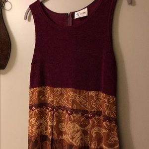 K Studios Size 10 Sleeveless Floral Maxi Dress